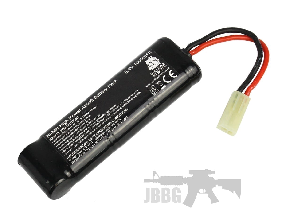 8.4V 1600 Bulldog Airsoft Block Battery Just BB Guns