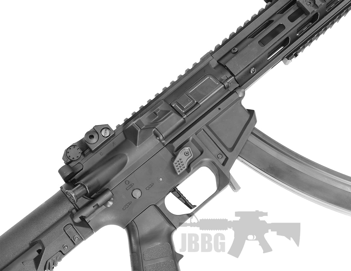 King Arms PDW 9mm SBR Airsoft AEG Rifle Just BB Guns