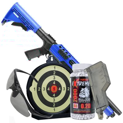 Bundle Offer M47D1 UTG Pump Action Tactical Shotgun Set blue 1