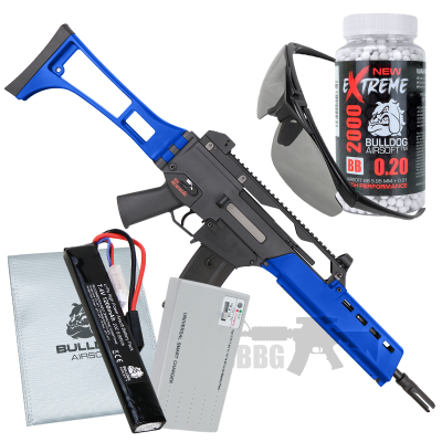 Bundle Offer WE 999 K AEG Gen 2 Airsoft Gun Set Blue 111