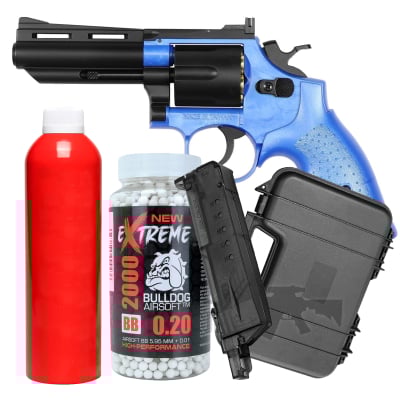 HG132 Airsoft BB Gas Revolver Bundle Set Offer bbh