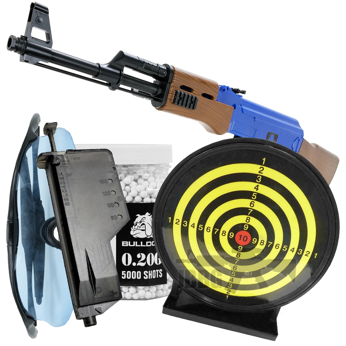 Bundle Offer P47 AK Airsoft BB Gun Set Just BB Guns