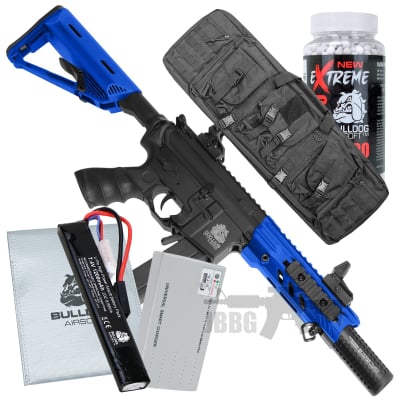 Bundle Offer Bulldog Falcon WS QD AEG Airsoft Gun Pro Set 321