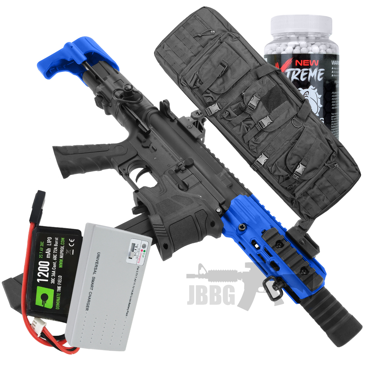 Bundle Offer Bulldog Falcon Z QD AEG Airsoft Gun Pro Set 222
