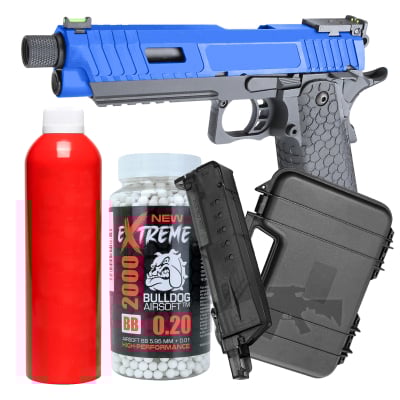 Baba Yaga Combat Master Hi Capa 1X EX Gas Airsoft Pistol Bundle Offer 111