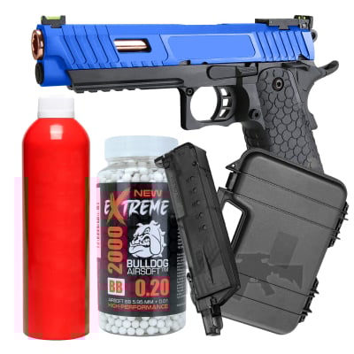 Baba Yaga Combat Master Hi Capa 1X Gas Airsoft Pistol Bundle ff57