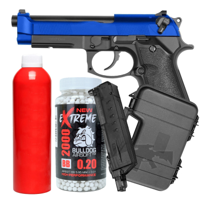 HG190 ABS Gas Airsoft Pistol Bundle Set Offer oo