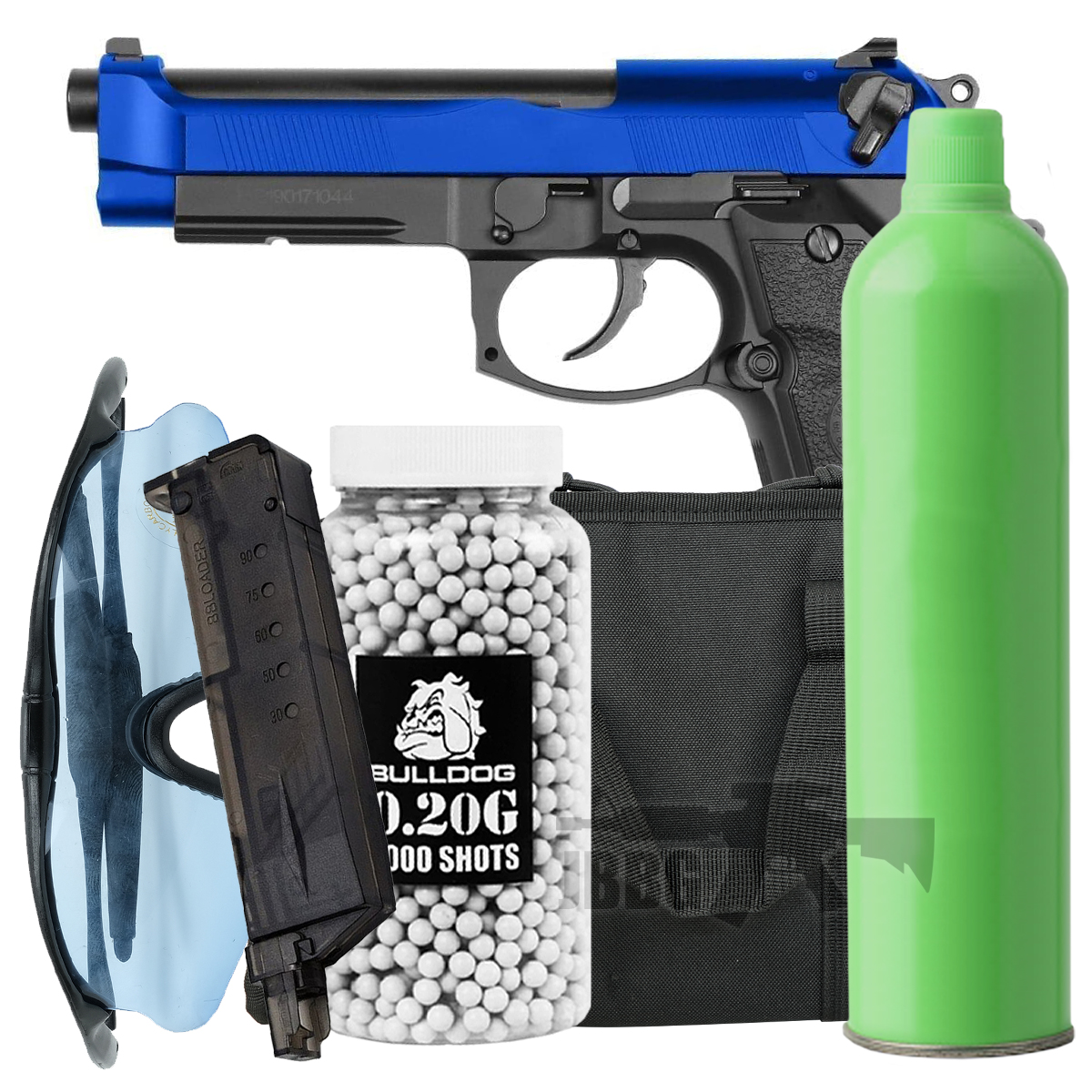 HG190 ABS Gas Airsoft Pistol Bundle Set Offer Just BB Guns