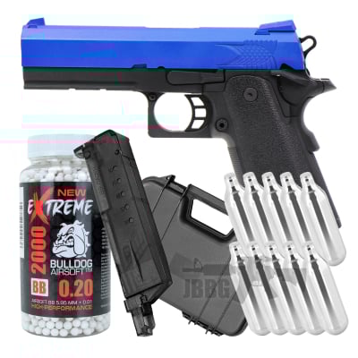RS Hi Capa 4 3 Co2 Airsoft Pistol Bundle Offer Set h77