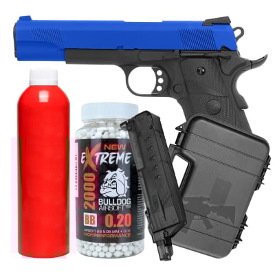 SR1911 MEU Gas Full Action Blowback Airsoft Pistol Bundle Offer 1