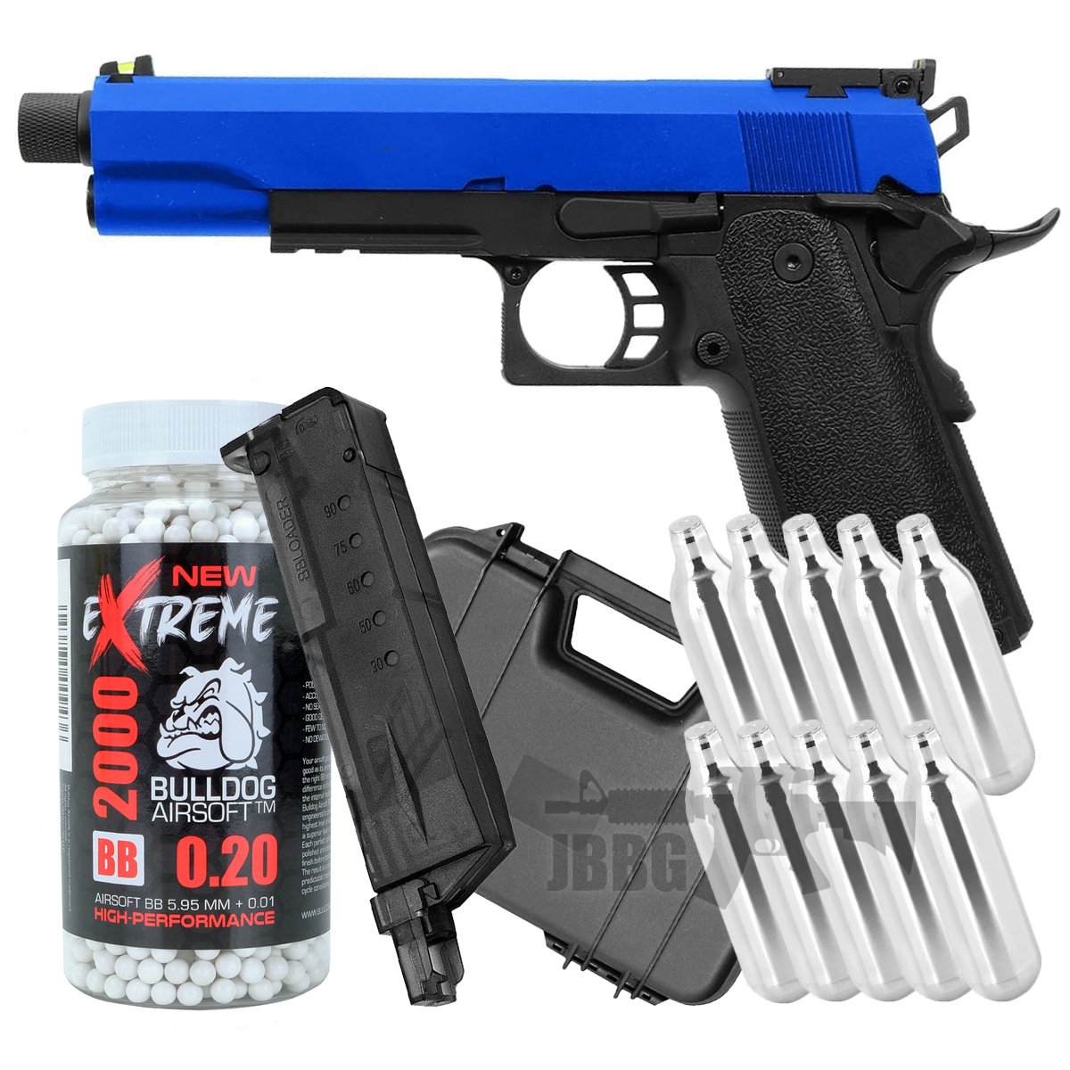 SRC Hi Capa 5 1 Co2 Airsoft Pistol Bundle Offer Set ee1