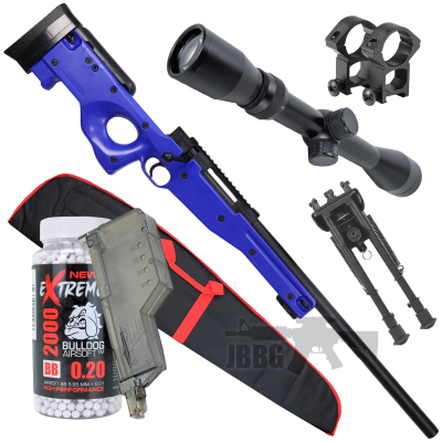 Bundle Offer Airsoft Sniper Rifle M59A Blue 77