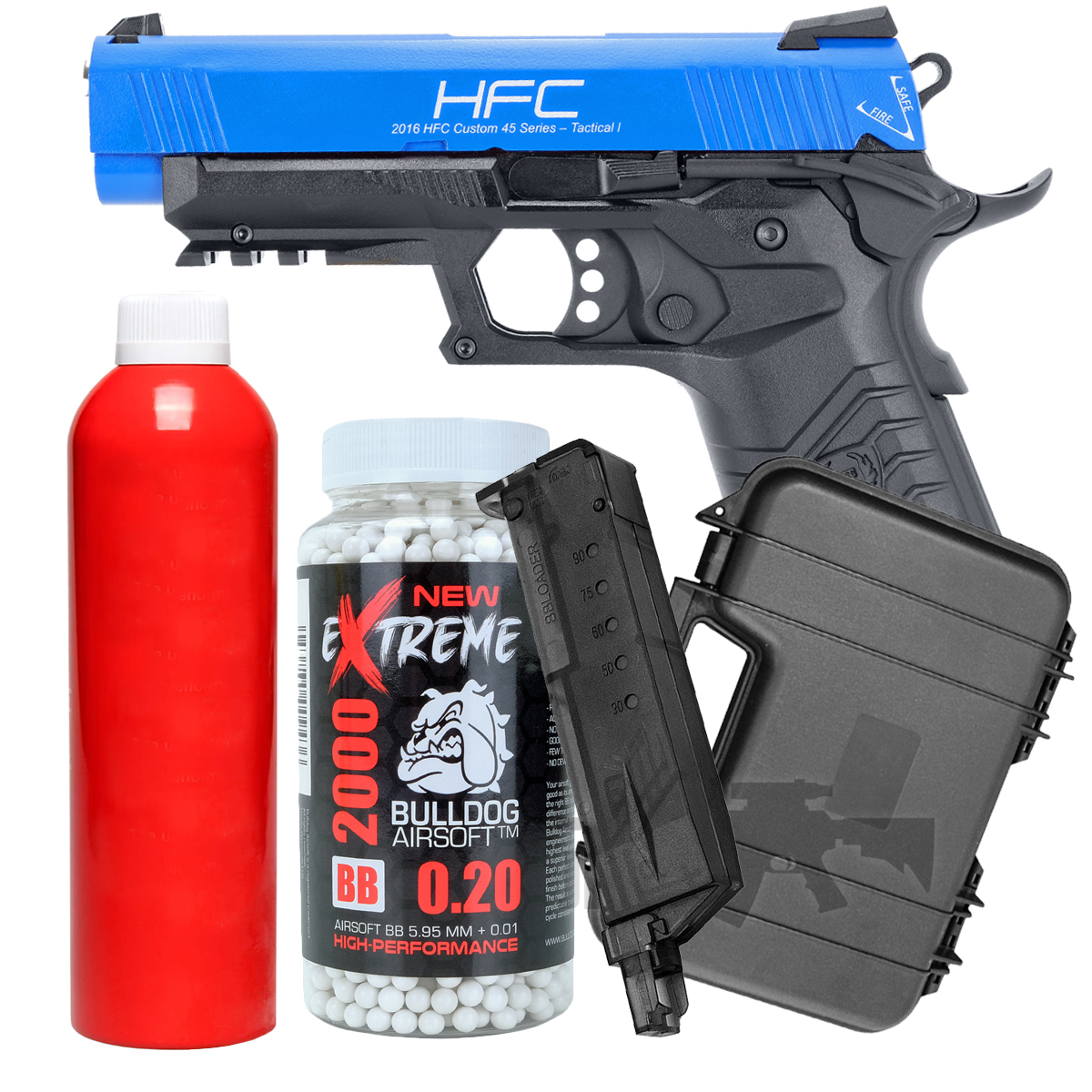 Bundle Offer HG171B Tac 1911 Gas Pistol Blue ed5