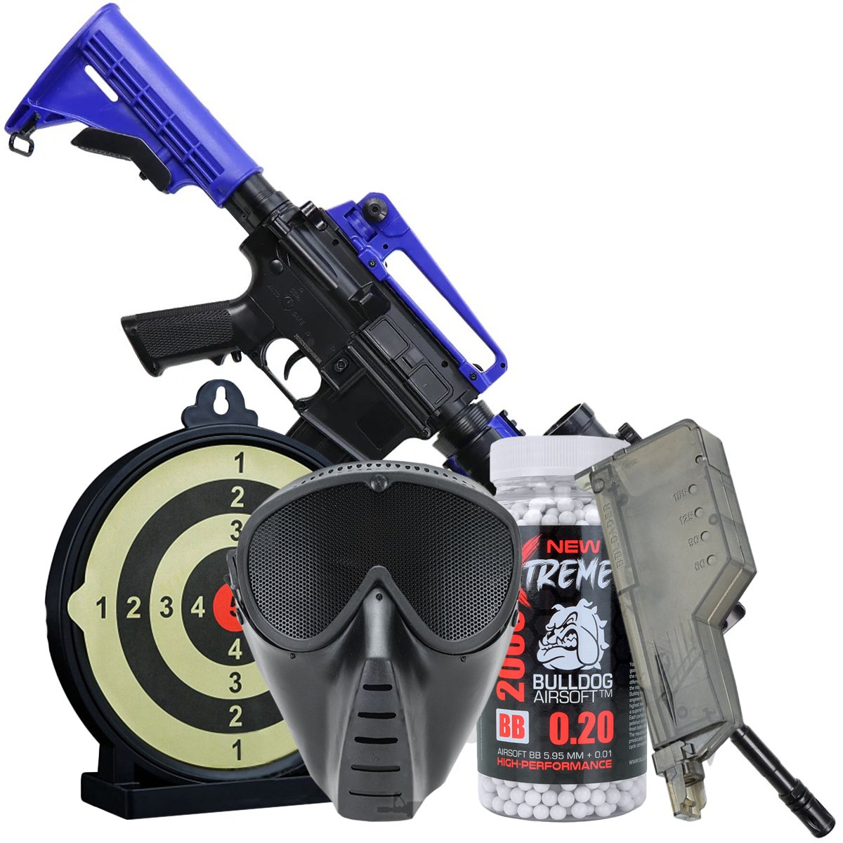 Bundle Offer M83A1 Electric Airsoft BB Gun Blue 1