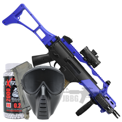Bundle Offer M85P Electric Airsoft BB Gun Blue 7