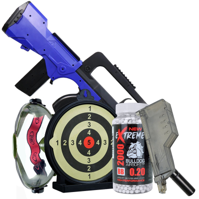 Bundle Offer M46A Famas BB Gun Set 1 blue