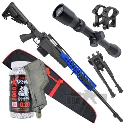 MB4418A1 Bundle Offer Airsoft Sniper Rifle Blue rrr