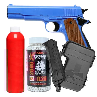 Bundle Offer HG121 Gas Pistol Blue cc1