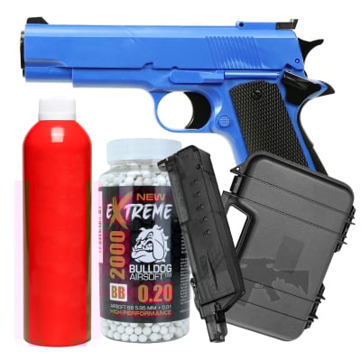 Bundle Offer HG123 Gas Pistol Blue f4
