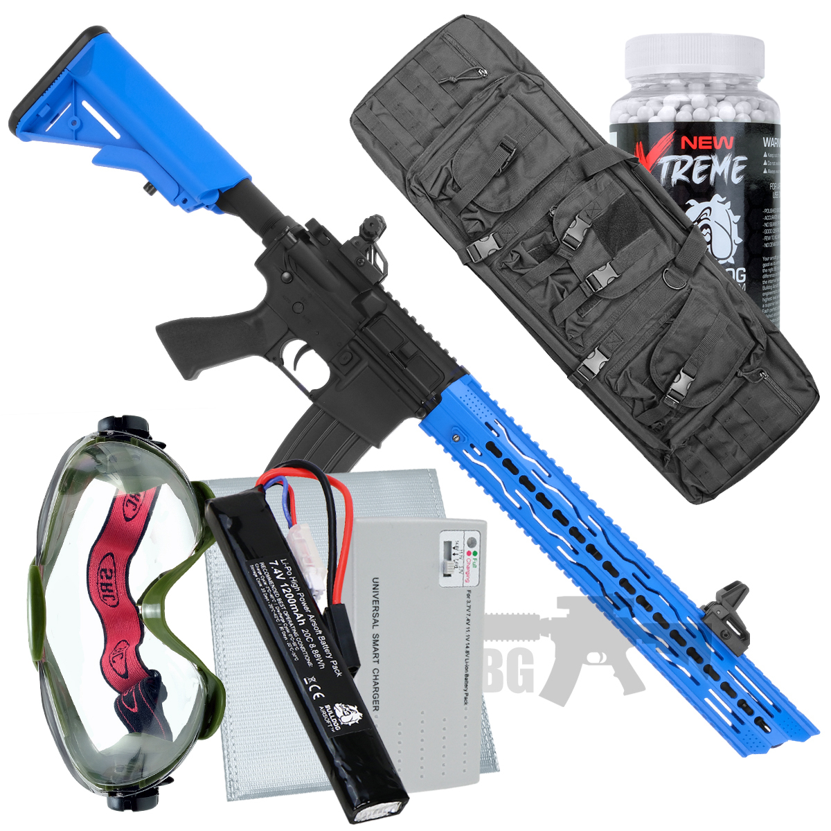 Bundle Offer Bulldog Mamba ST P1 Airsoft Gun Set 000