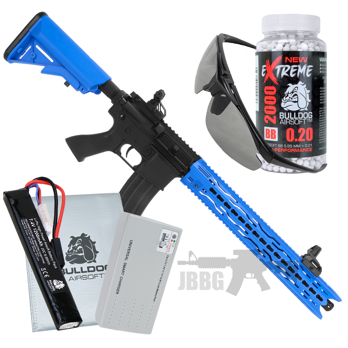 Bundle Offer Bulldog Mamba ST P2 Airsoft Gun Set 333