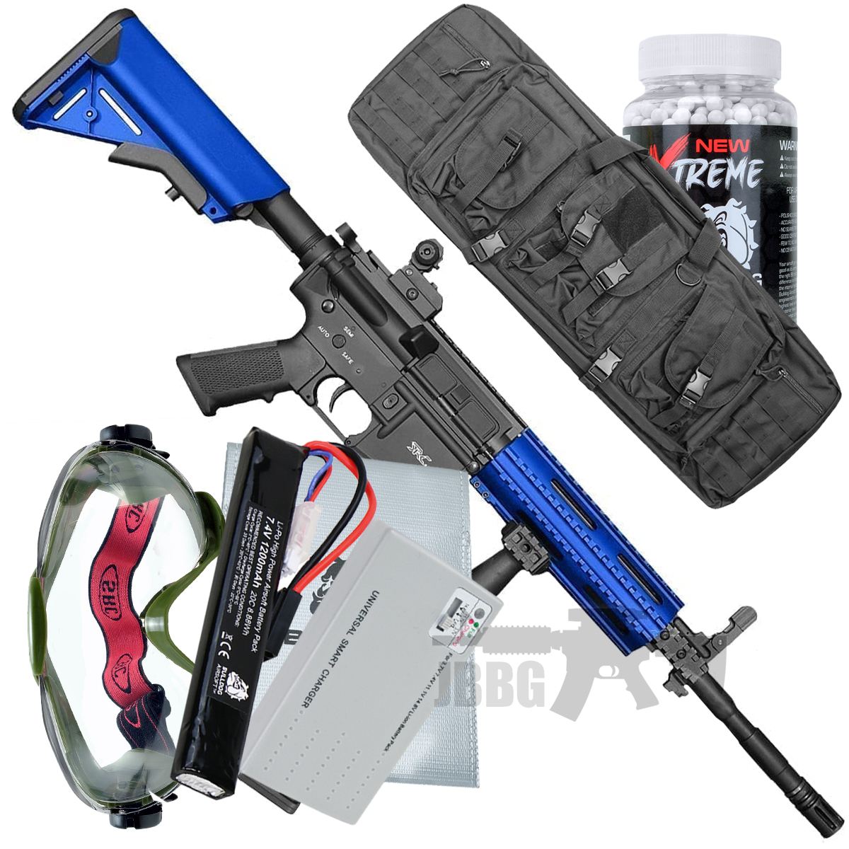 Bundle Offer SRC M4 TCC 0512 Gen2 Airsoft Gun Set 0009a