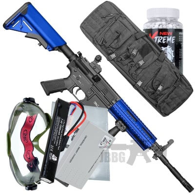 Bundle Offer SRC M4 TCC 0512 Gen2 Airsoft Gun Set 0009a