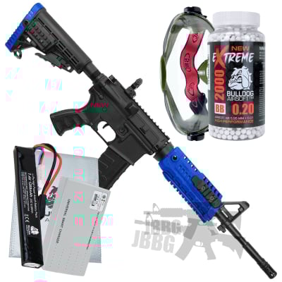King Arms CAA AEG Bundle Offer Airsoft Gun Set 1s