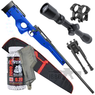 MB01 Bundle Offer Airsoft Sniper Rifle Blue b7