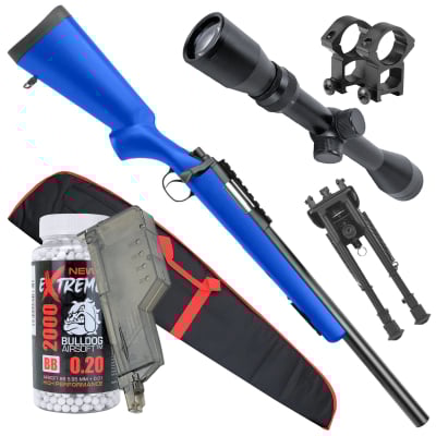 MB02A Bundle Offer Airsoft Sniper Rifle Blue g6