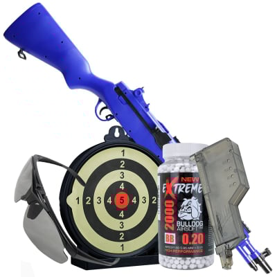 Bundle Offer M14 M305F BB Gun Set blue 1