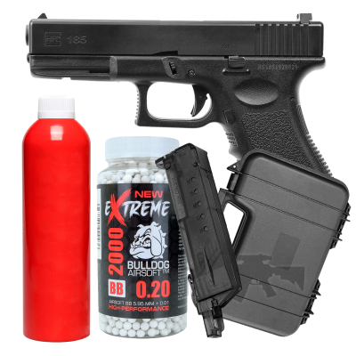 Bundle Offer HG185 Gas Pistol black g1