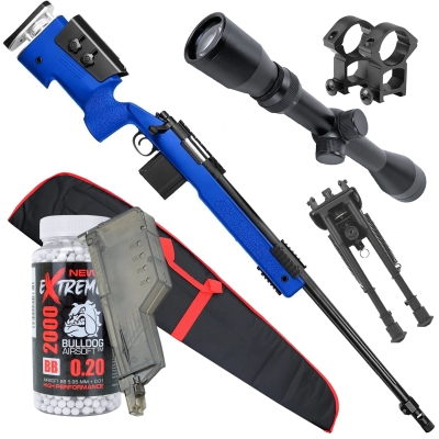 MB4417 Blue Bundle Offer Airsoft Sniper Rifle Special Offer bbb