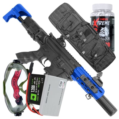 Bundle Offer Bulldog Falcon ZS QD AEG Airsoft Gun Pro Set 200