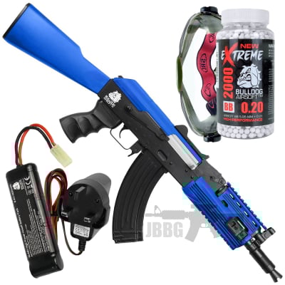 Bundle Offer BULLDOG AK47C Airsoft Gun Set 77