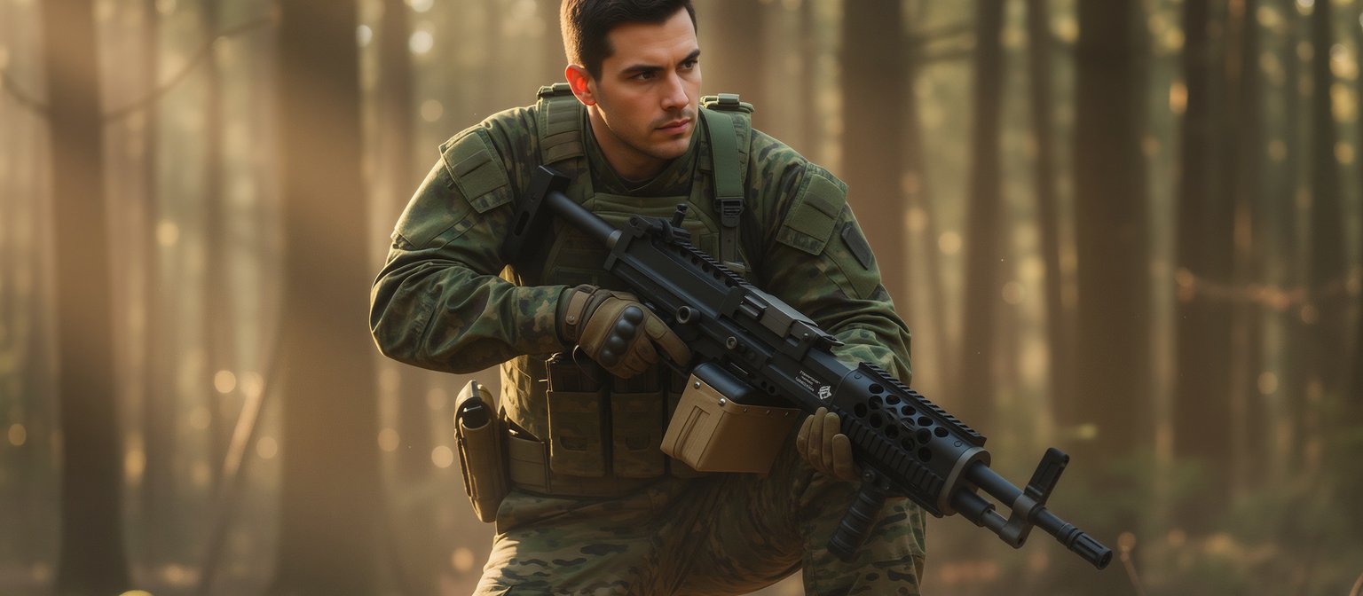 CA063M LMG Support Airsoft Gun