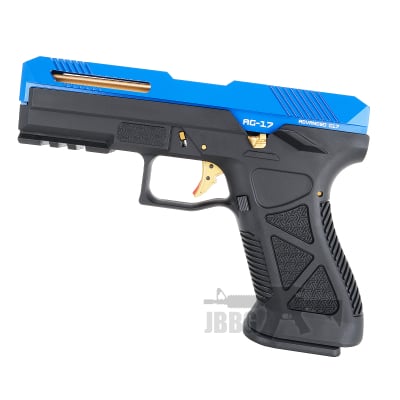 HG182 AG17 SCORPION GAS AIRSOFT PISTOL BLUE