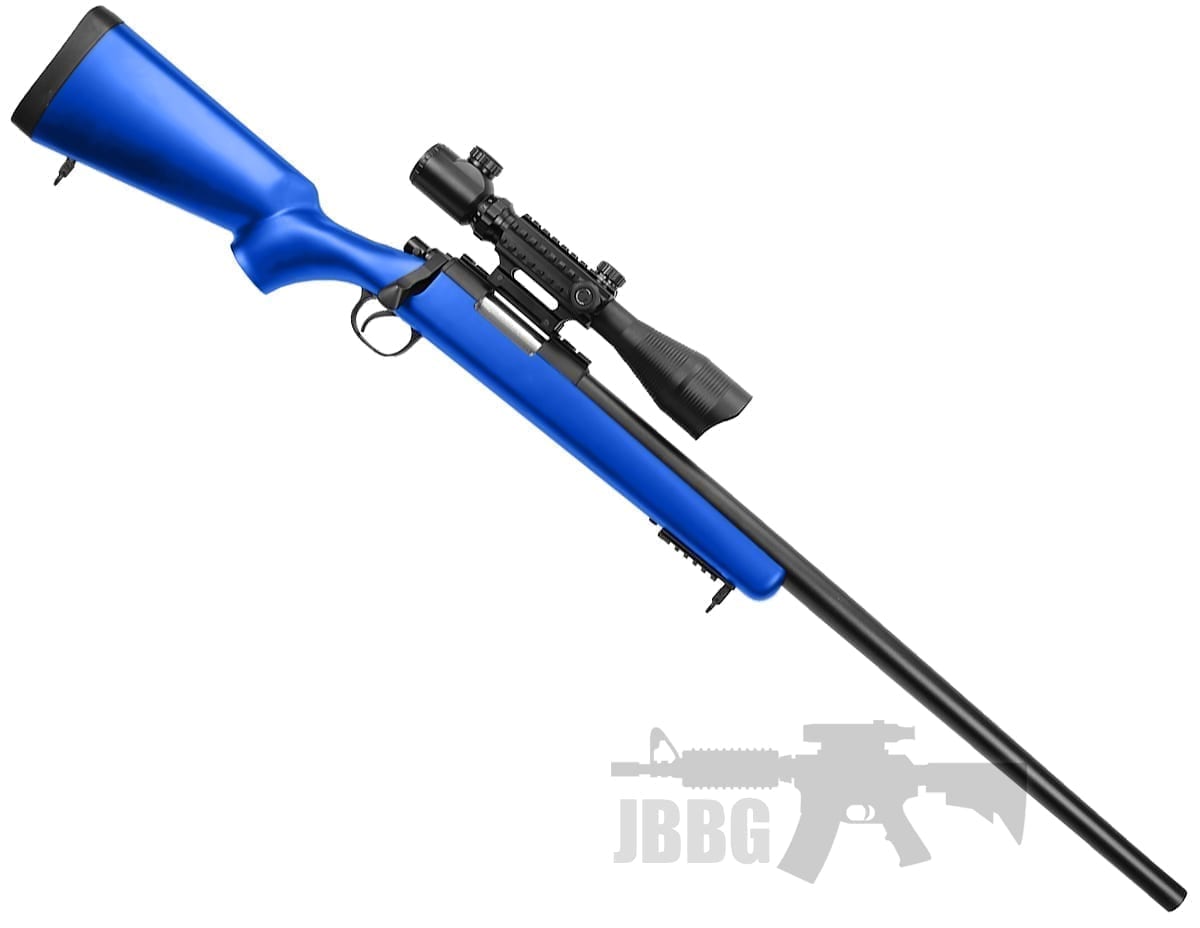 MB03A Blue Bundle Offer Airsoft Sniper Rifle Special Offer Just BB Guns