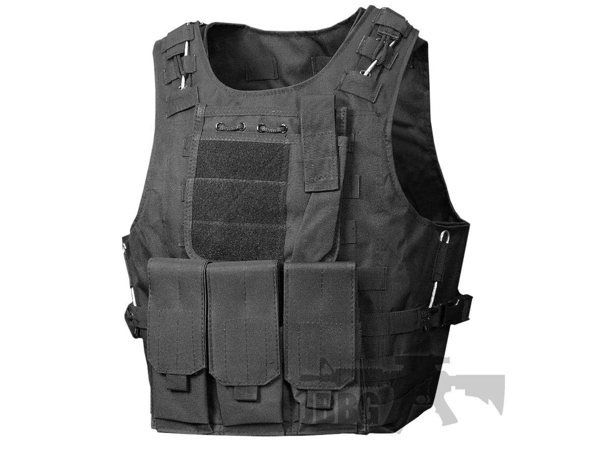 GZ XINXING 100 Full Refund Assurance Tactical Airsoft Paintball Vest Black for sale online 