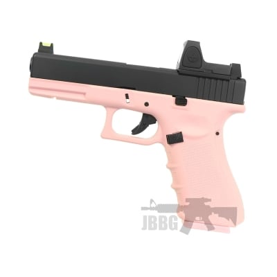 Raven EU17 Airsoft GBB Pistol Pink with BDS