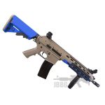 21ak cqb airsoft gun tan and blue 3