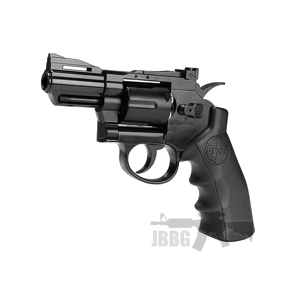 SRC 2.5 Inch Titan Full Metal CO2 Airsoft Revolver Just BB Guns