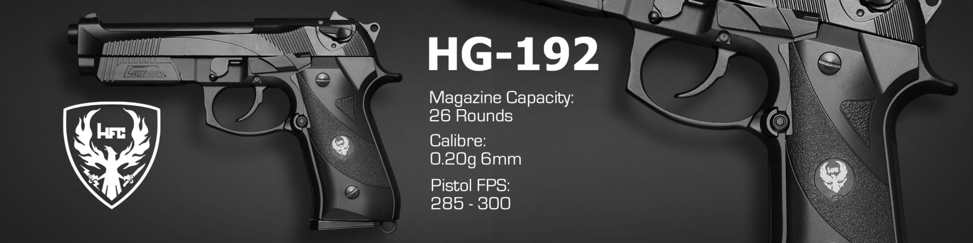 HG192 GAS Airsoft Pistol