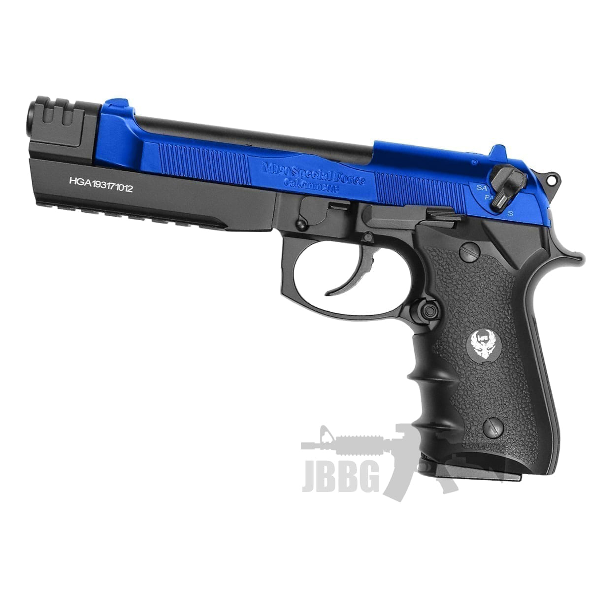 HGA193B CO2 Full Auto Airsoft Pistol bl