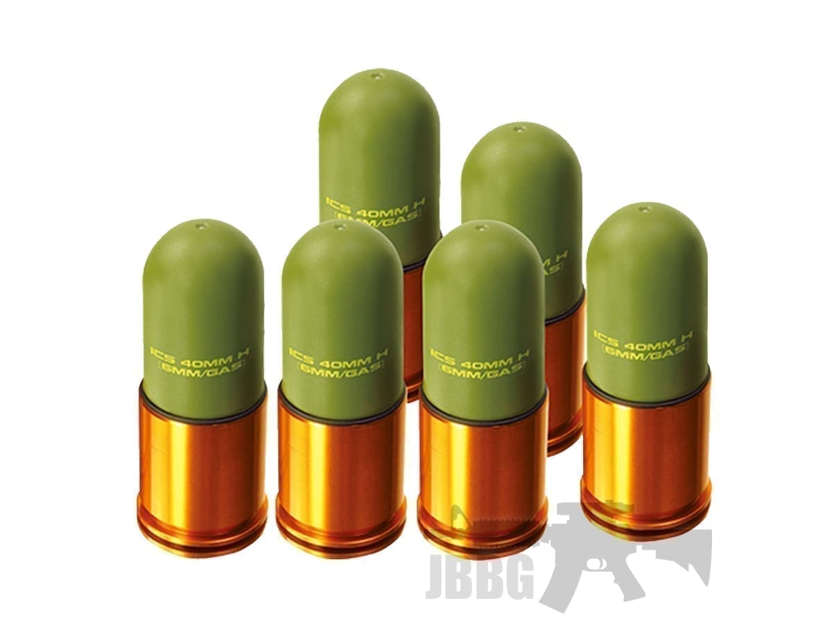 ICS 40MM Gas Grenade 6PC Just BB Guns