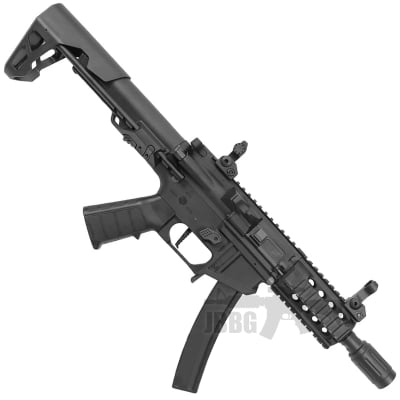 King Arms PDW 9mm SBR Shorty Airsoft AEG Rifle bk