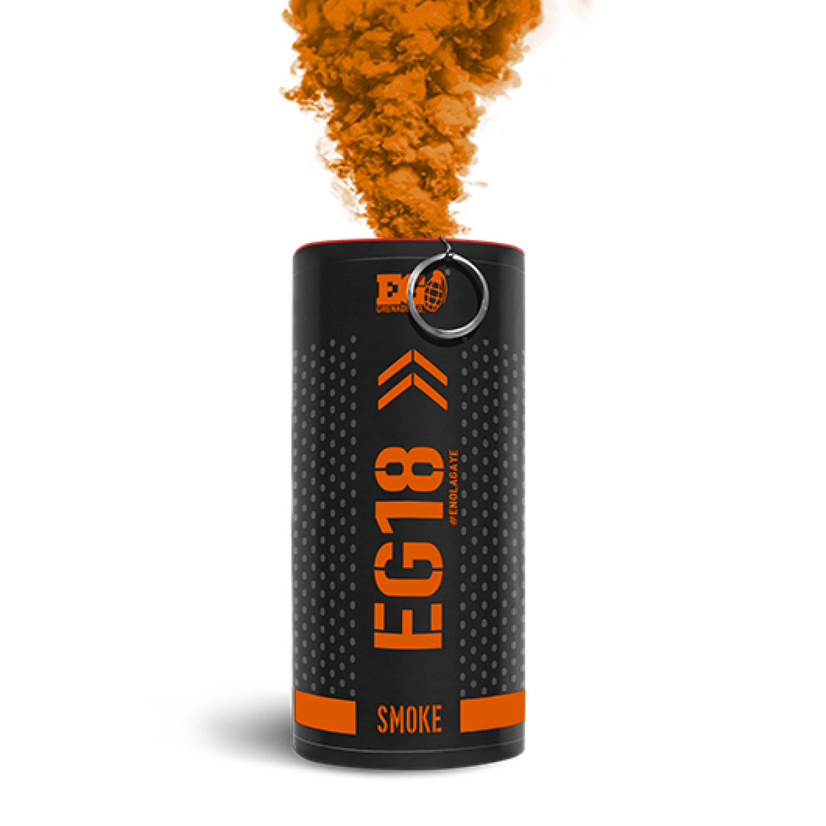 Enola Gaye EG18 Wire Pull Smoke Grenade Orange