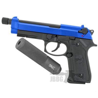 SR92 X2 Co2 Airsoft Pistol with Silencer