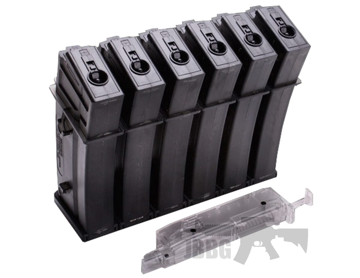 SRC G36 Airsoft Magazine x 6 Set Just BB Guns
