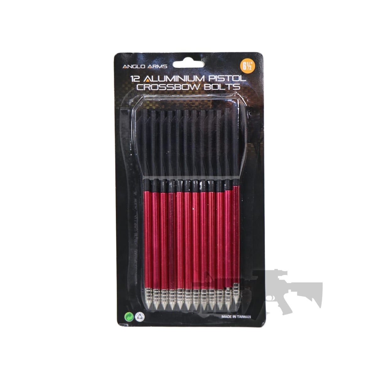 12 Or 24 Pack 6.3" Aluminum Crossbow Bolts Arrows For 50-80lbs Pistol Crossbow Hunting